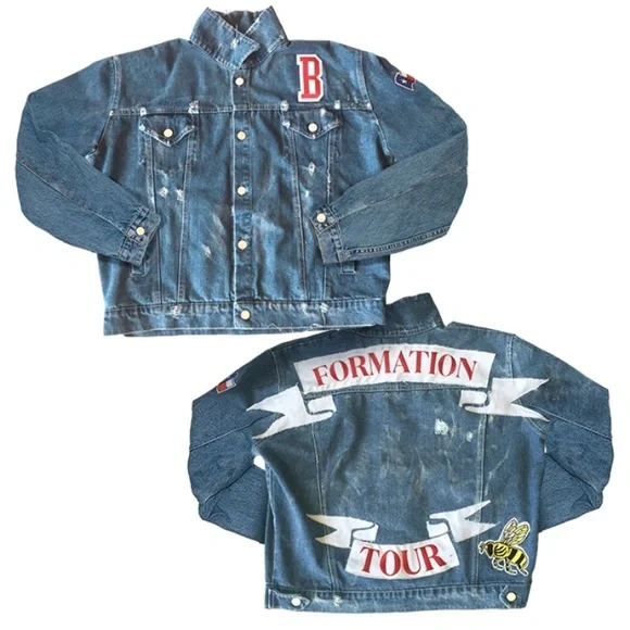 Beyoncé Formation 2016 Tour Rare Denim Jacket Sz S - Picture 3 of 6